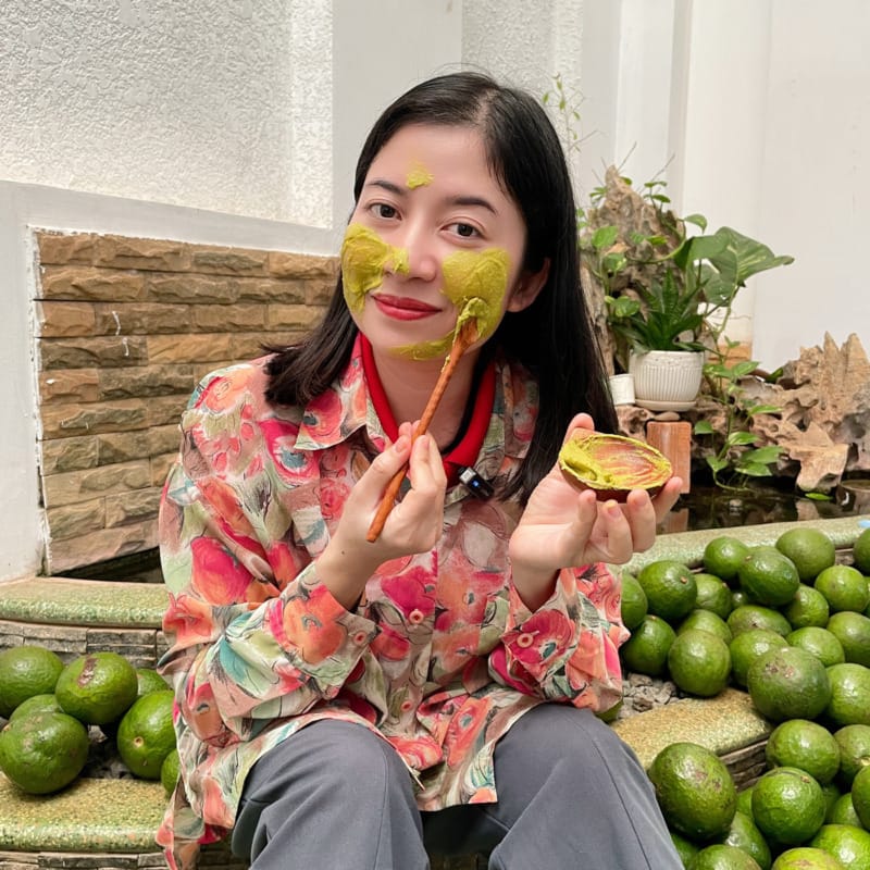 Mặt nạ bột bơ tươi Pơ Lang