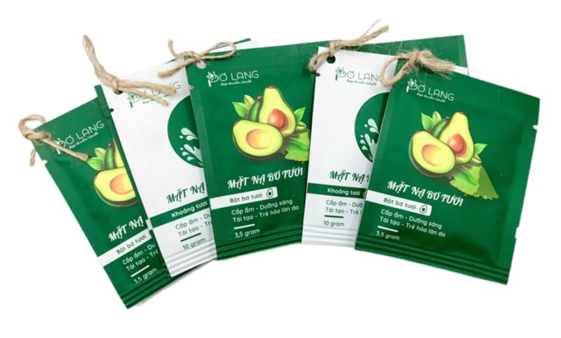 Mặt nạ bột bơ tươi Pơ Lang